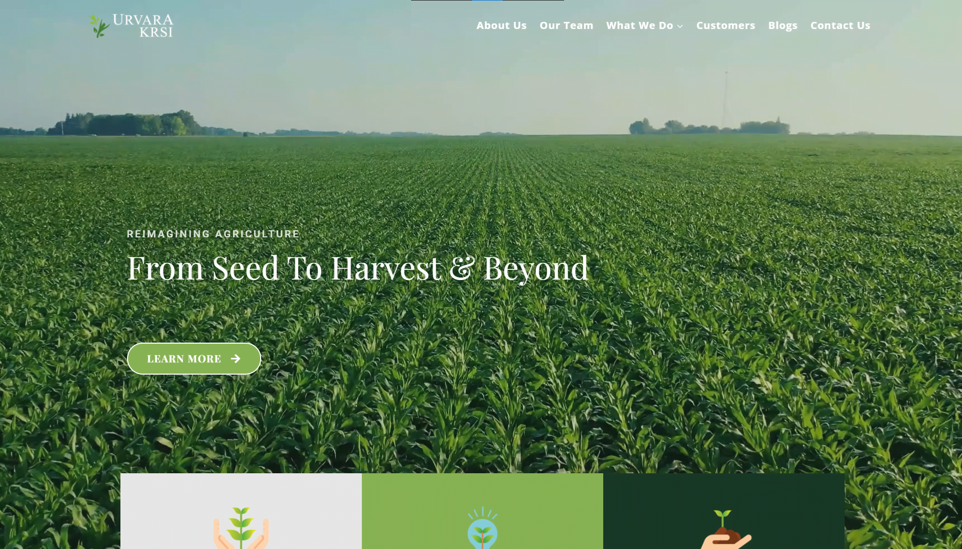 Urvara Krsi Website [Designed by Dictum Media]